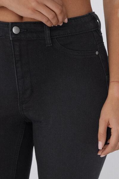 Black Push-Up Effect Leggings, Black, large image number 3