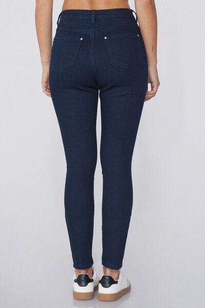 Blue Push-Up Effect Leggings, , large image number 2