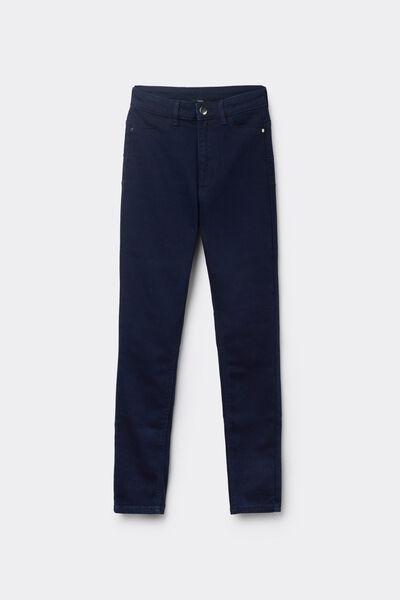 Blue Push-Up Effect Leggings, , large image number 4