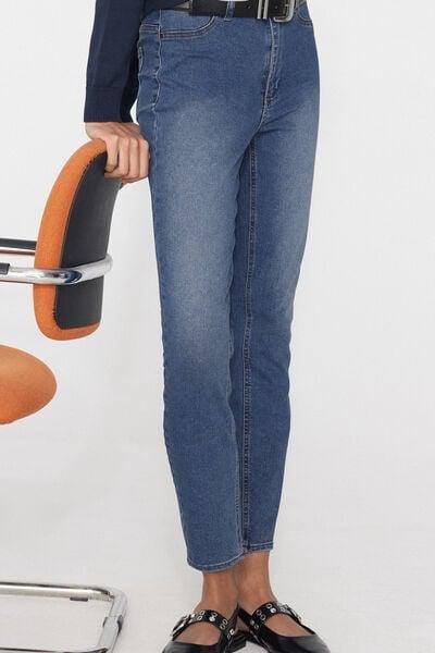 Blue Push-Up Effect High-Waist Jeggings, 5701_185Z, medium