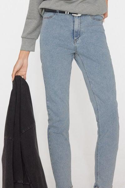 Blue Push-Up Effect High-Waist Jeggings, 5701_187Z, medium