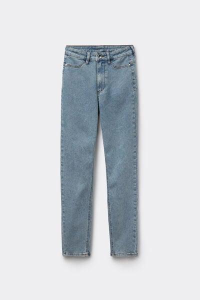 Blue Push-Up Effect High-Waist Jeggings, 5701_187Z, large image number 2