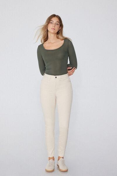 White Push-Up Jeggings, , large image number 1