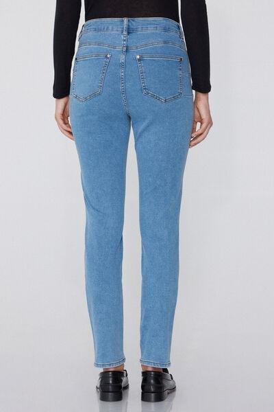 Blue High-Waist Jeggings, 5701_920V, medium