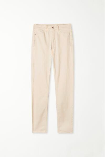 Cream Push-Up Effect Leggings, 5701_954V, large image number 2