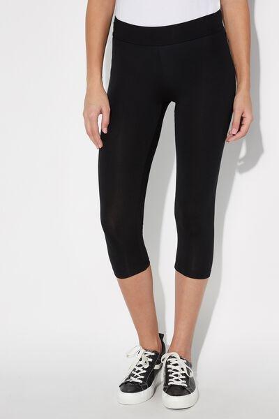 Black Short Leggings, , large image number 0