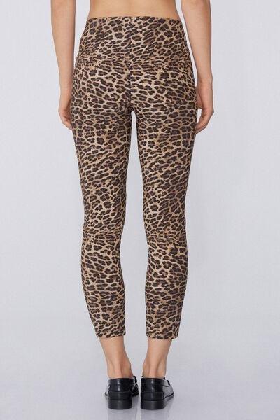 Multicolour Printed Capri Leggings, , large image number 2