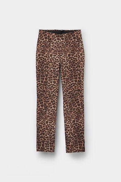 Multicolour Printed Capri Leggings, , large image number 4