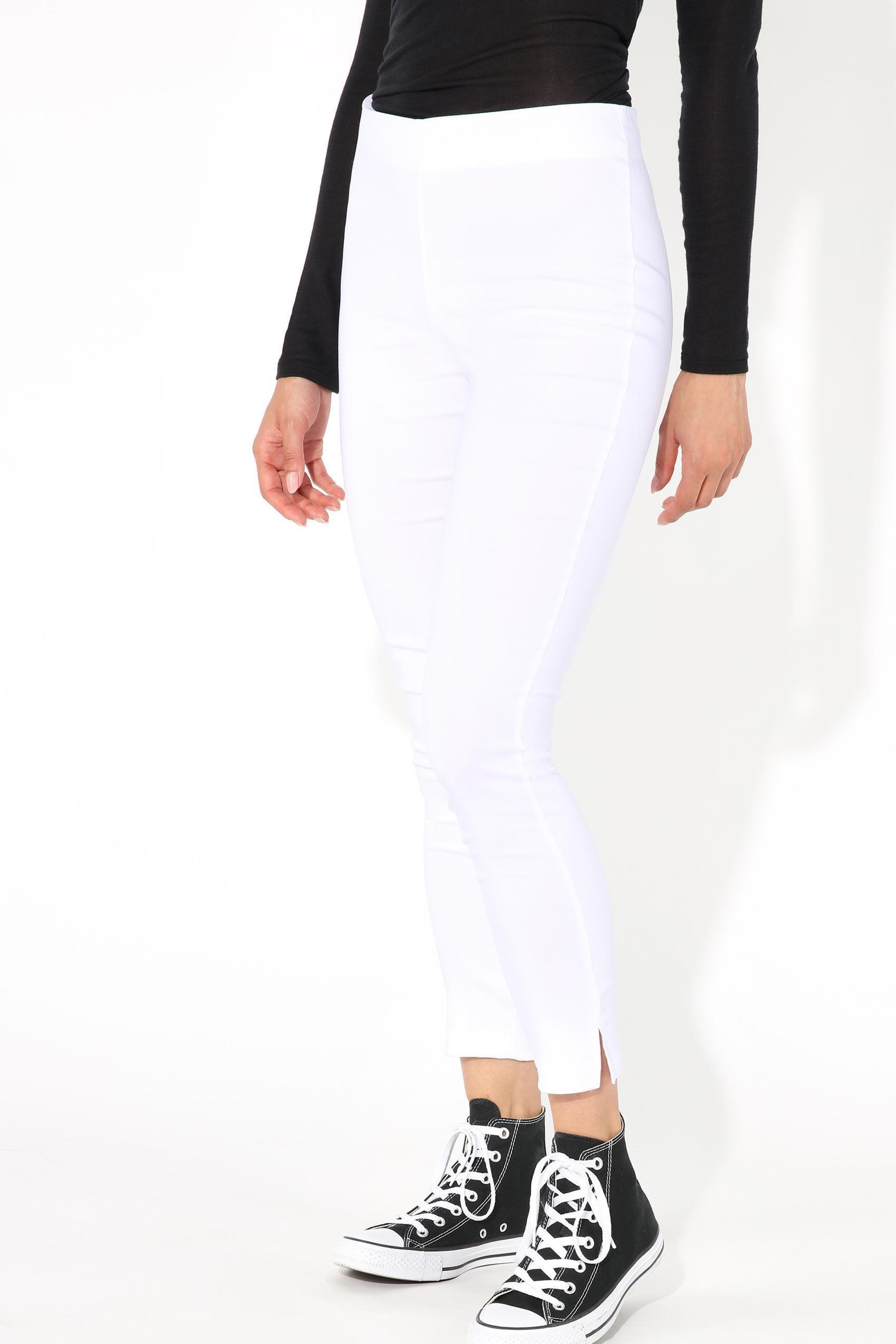 White Capri Leggings, , large image number 0