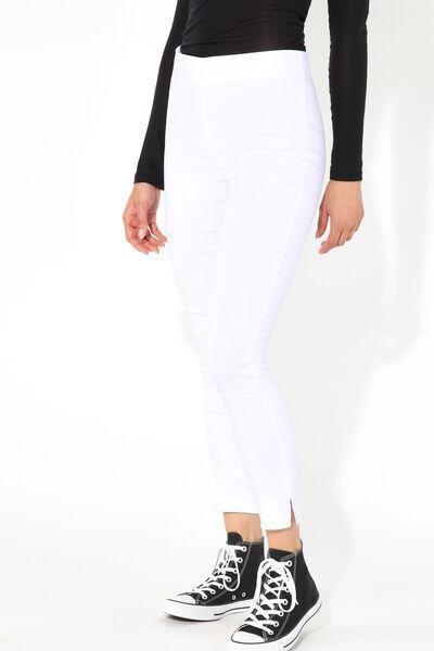 White Capri Leggings, , large image number 1