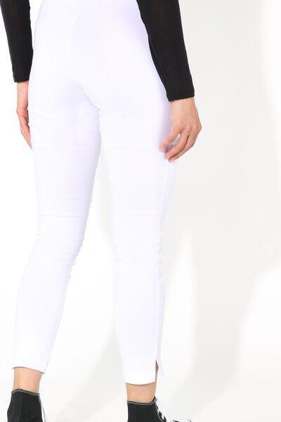 White Capri Leggings, , large image number 5