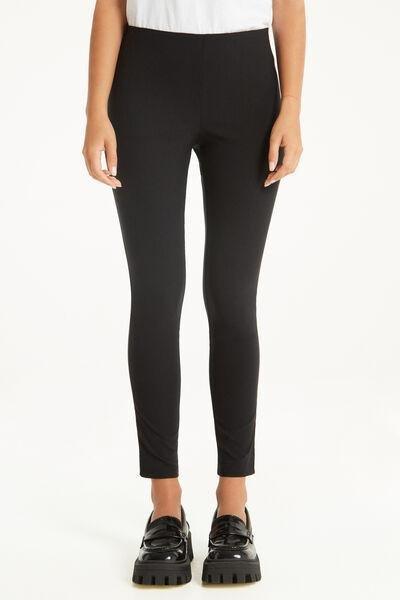 Black Capri Leggings, , large image number 0
