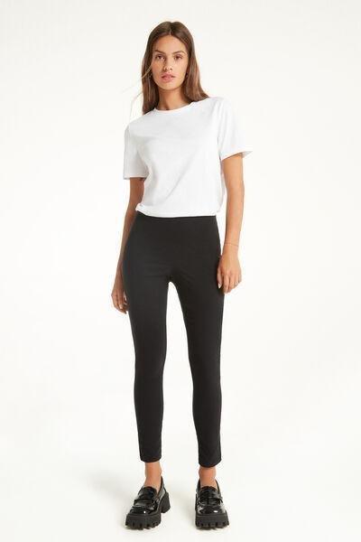 Black Capri Leggings, , large image number 1