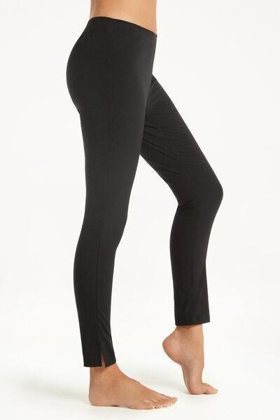 Black Capri Leggings, , large image number 3