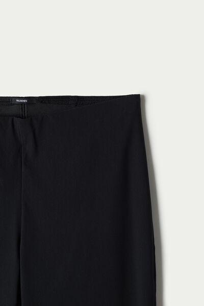 Black Capri Leggings, Black, large image number 5