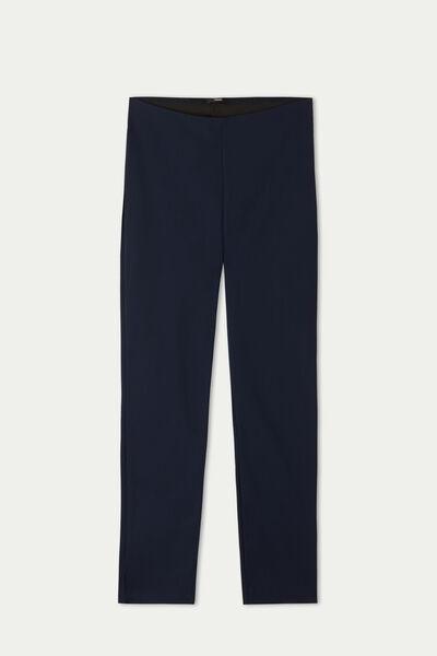 Blue Capri Leggings, , large image number 4