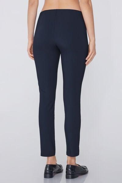 Blue Capri Leggings, Absolute Blue, large image number 5