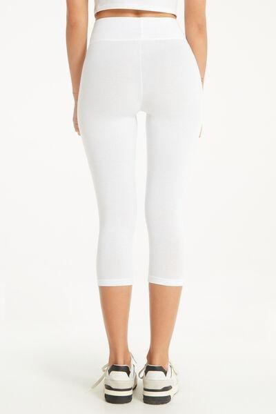 White Capri Leggings, Women, , large image number 2