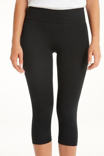 Black Capri Leggings, , large image number 0