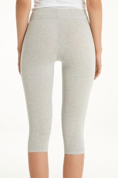 Grey Capri Leggings, , large image number 3