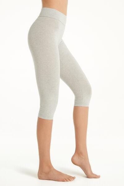 Grey Capri Leggings, , large image number 5