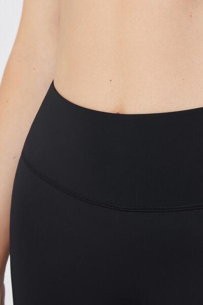 Black Sporty Bike Shorts, , large image number 3