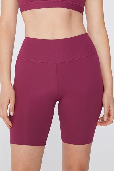 Burgundy Cycling Sport Shorts, 5701_870W, large image number 1