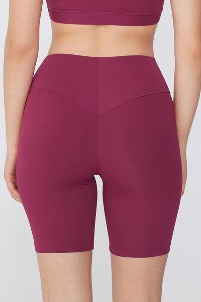 Burgundy Cycling Sport Shorts, 5701_870W, large image number 2