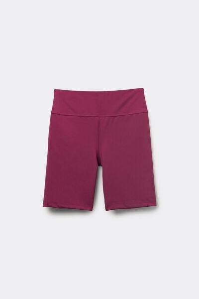 Burgundy Cycling Sport Shorts, 5701_870W, large image number 4