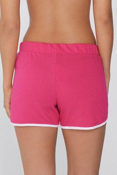 Pink Fleece Shorts, , large image number 2
