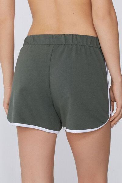 Green Fleece Shorts, , large image number 2