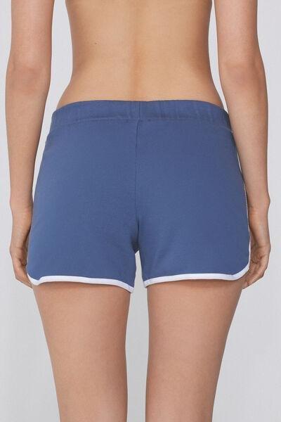 Blue Fleece Shorts, , large image number 2