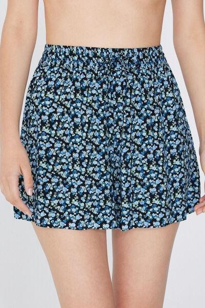 Multicolour Elastic Waist Skirt, 5701_907W, large image number 1