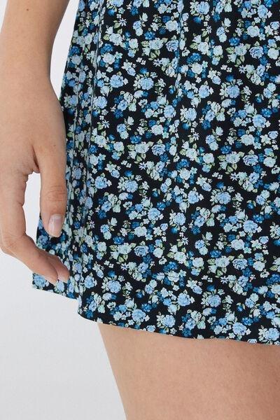 Multicolour Elastic Waist Skirt, 5701_907W, large image number 3