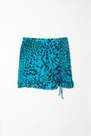 Tezenis - Blue Canvas Shorts With Side Gathering