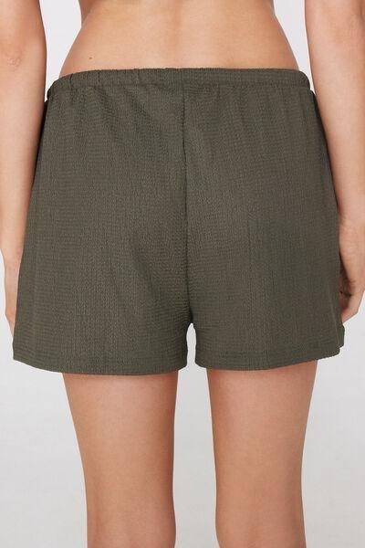 GREEN CAMO Crinkle Shorts, 5701_226Z, medium