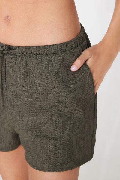 GREEN CAMO Crinkle Shorts, 5701_226Z, large image number 3