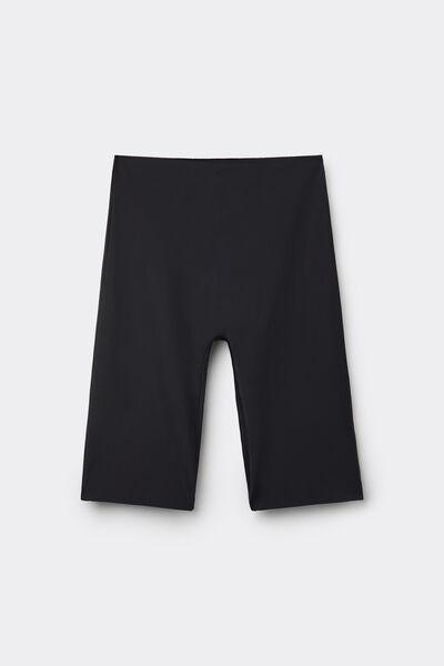 Black Laser Cut Cycling Shorts, , large image number 4