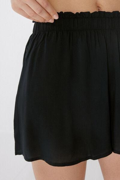 Black Canvas Culottes, , large image number 3