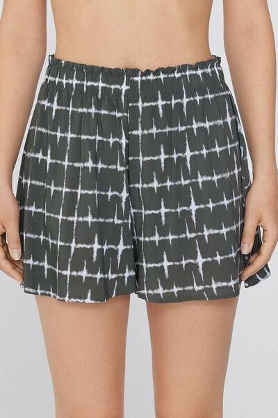 Green Canvas Culottes, , large image number 0