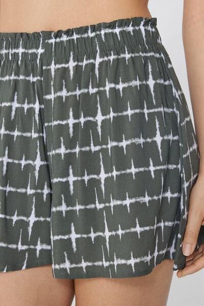 Green Canvas Culottes, , large image number 3