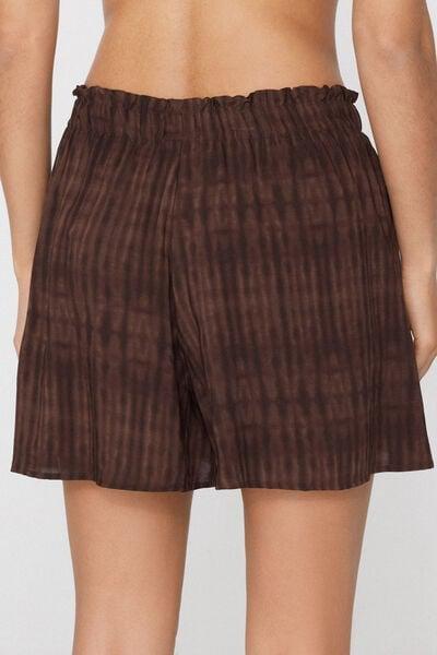 Red High Waist Lightweight Canvas Culottes, 5701_592Z, large image number 2