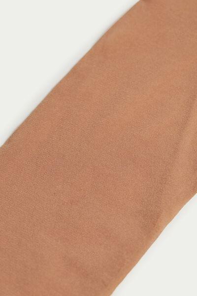 20 Den Sheer Push-Up Tights, Caramel, , large image number 3