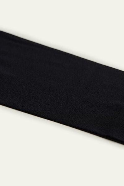 50 Denier Opaque Control Tights, Black, Black, large image number 3