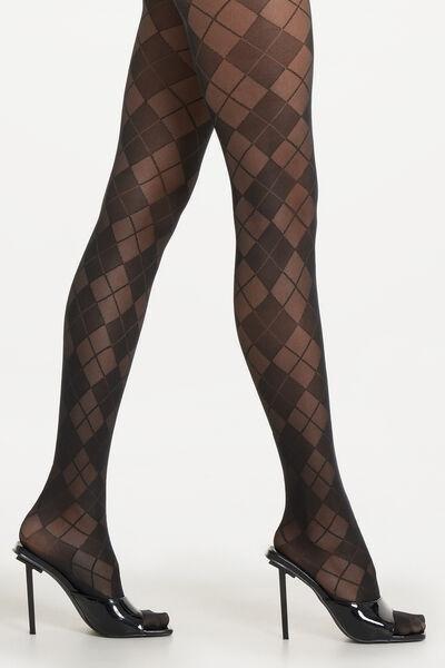 Patterned 40 Denier Tights 