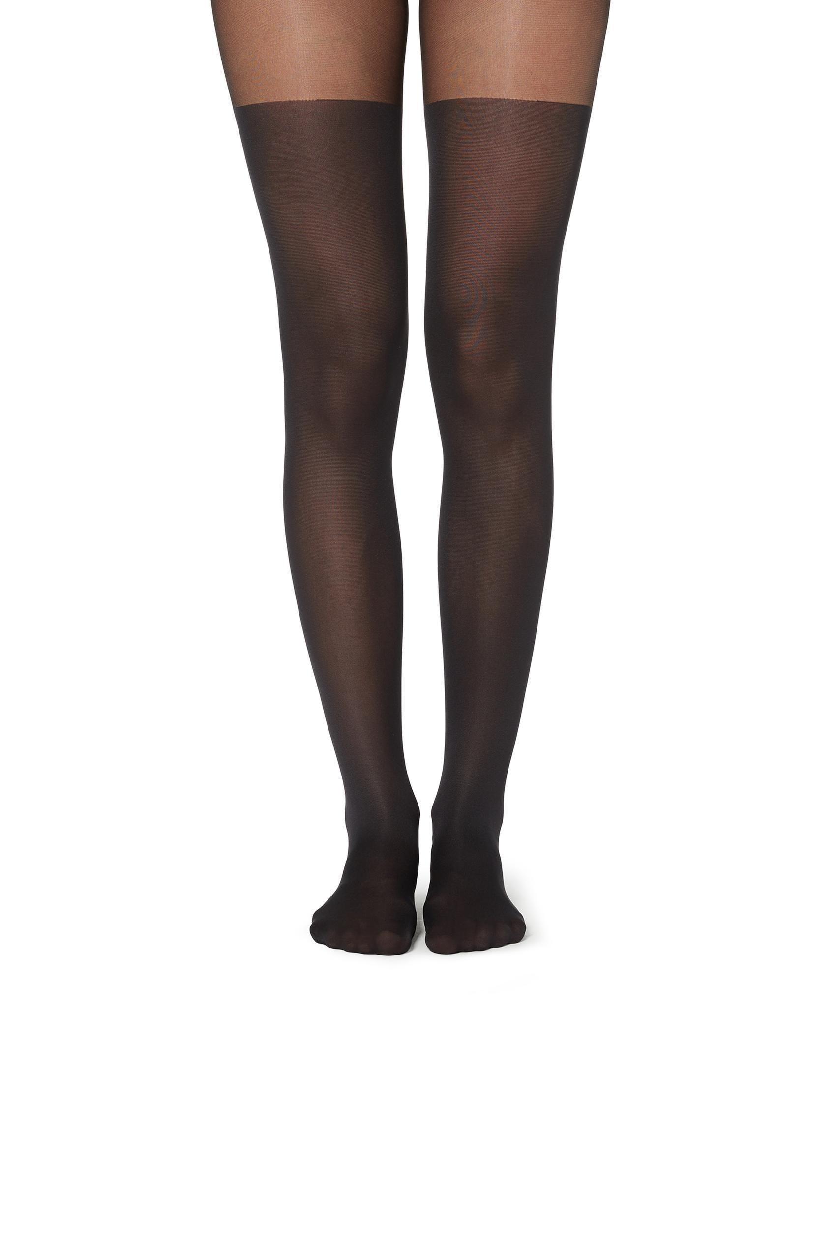 Over-The-Knee Tights, Black, , large image number 0