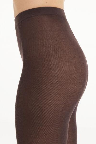 Opaque Cashmere Tights, Brown, , large image number 2