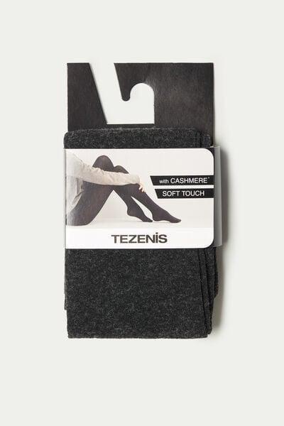 كولون كشمير غير ش"ا" مزيج رمادي "حمي ، للنساء, Charcoal Grey Blend, large image number 4