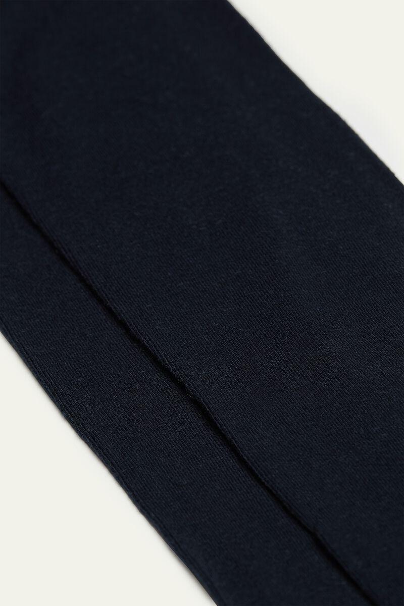 Blue Opaque Cashmere Tights, , large image number 1
