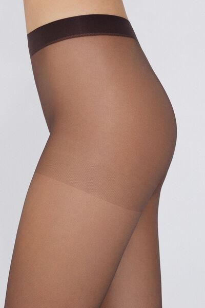 20 Denier Appearance Sheer Tights, Brown, , large image number 2